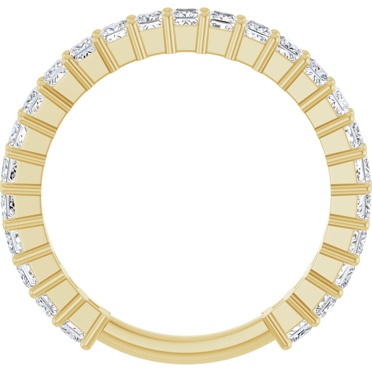 1 1/4 CTW Natural Diamond Anniversary Band in 14k yellow gold