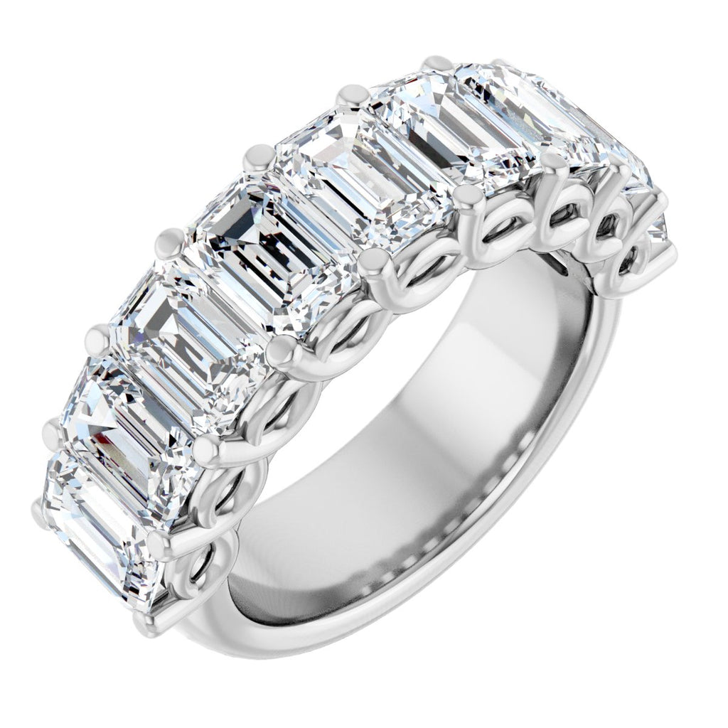 5 3/8 CTW Natural Diamond Anniversary Band in 14k white gold