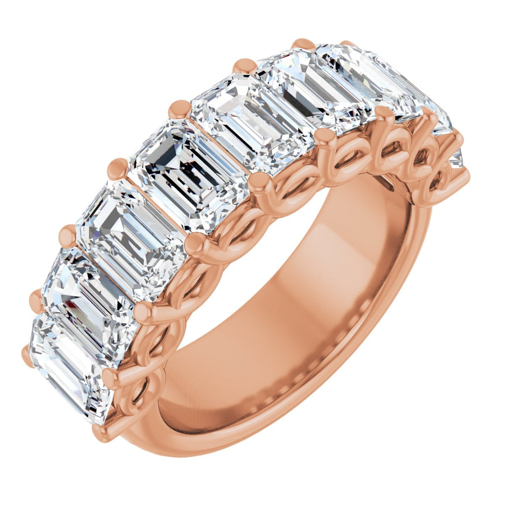 5 7/8 CTW Lab-Grown Diamond Anniversary Band in 14k rose gold