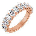 3 CTW Natural Diamond Anniversary Band in 14k rose gold