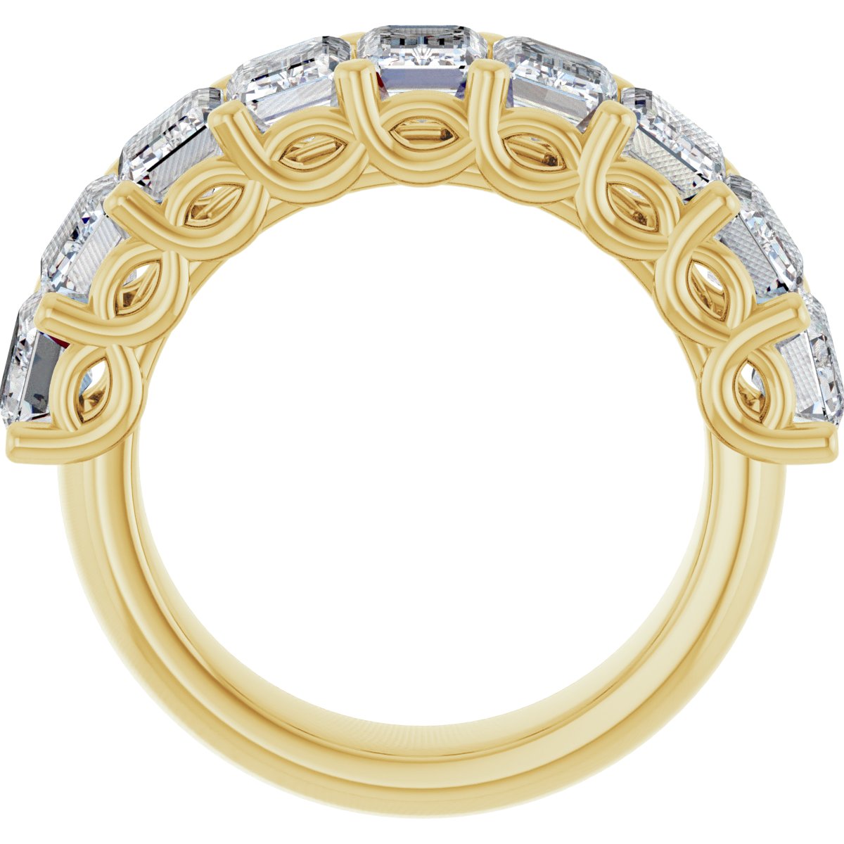 5 7/8 CTW Lab-Grown Diamond Anniversary Band in 14k yellow gold