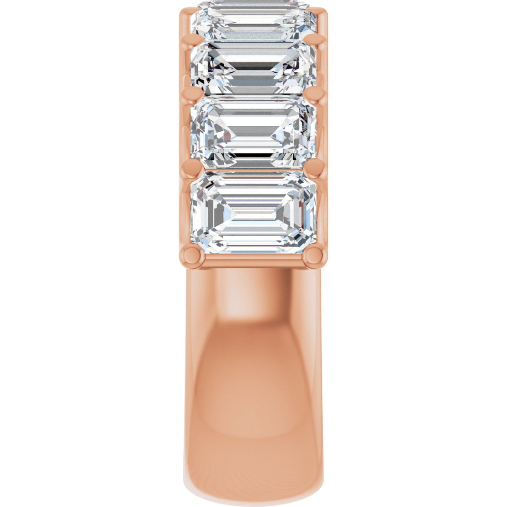 5 7/8 CTW Lab-Grown Diamond Anniversary Band in 14k rose gold