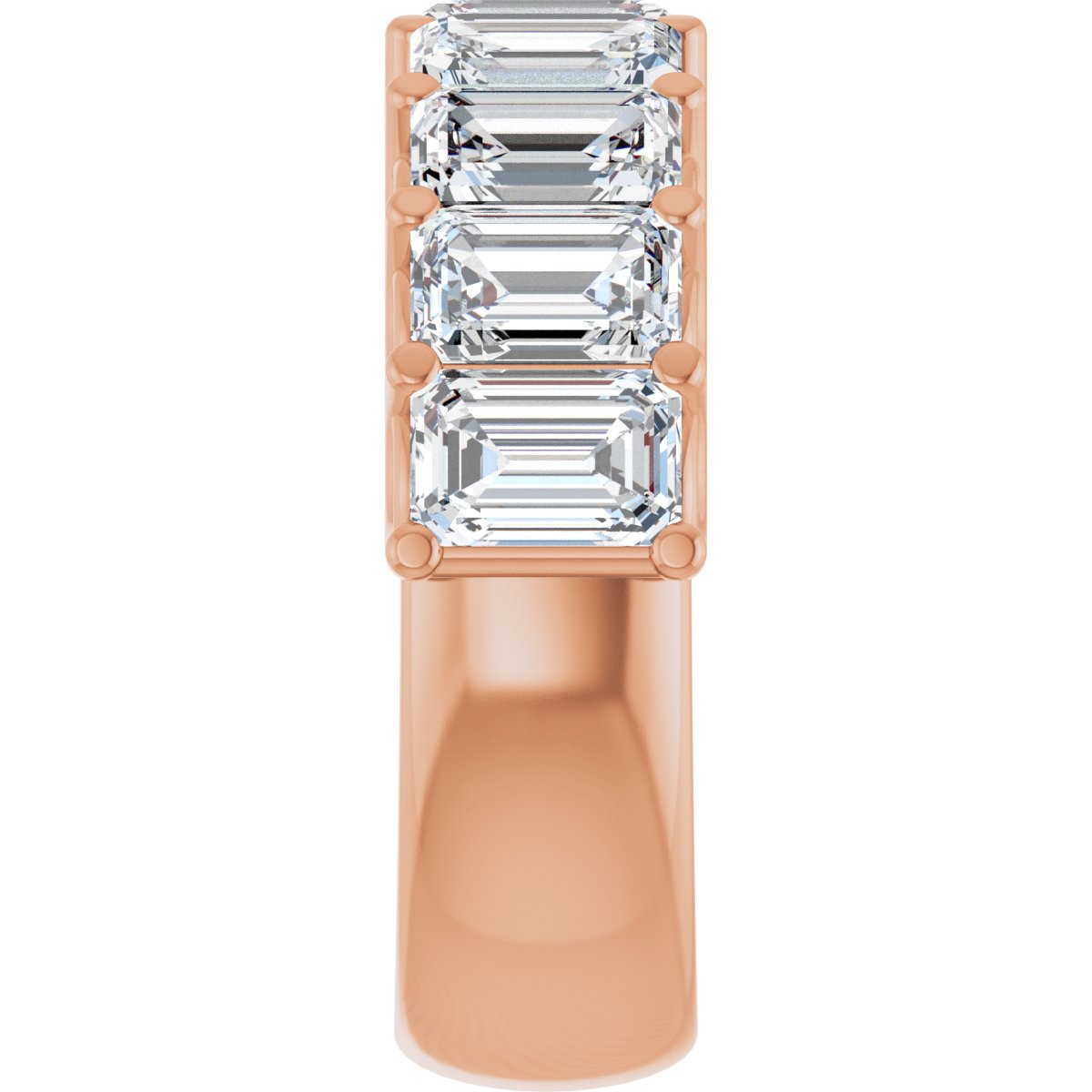 5 7/8 CTW Lab-Grown Diamond Anniversary Band in 14k rose gold