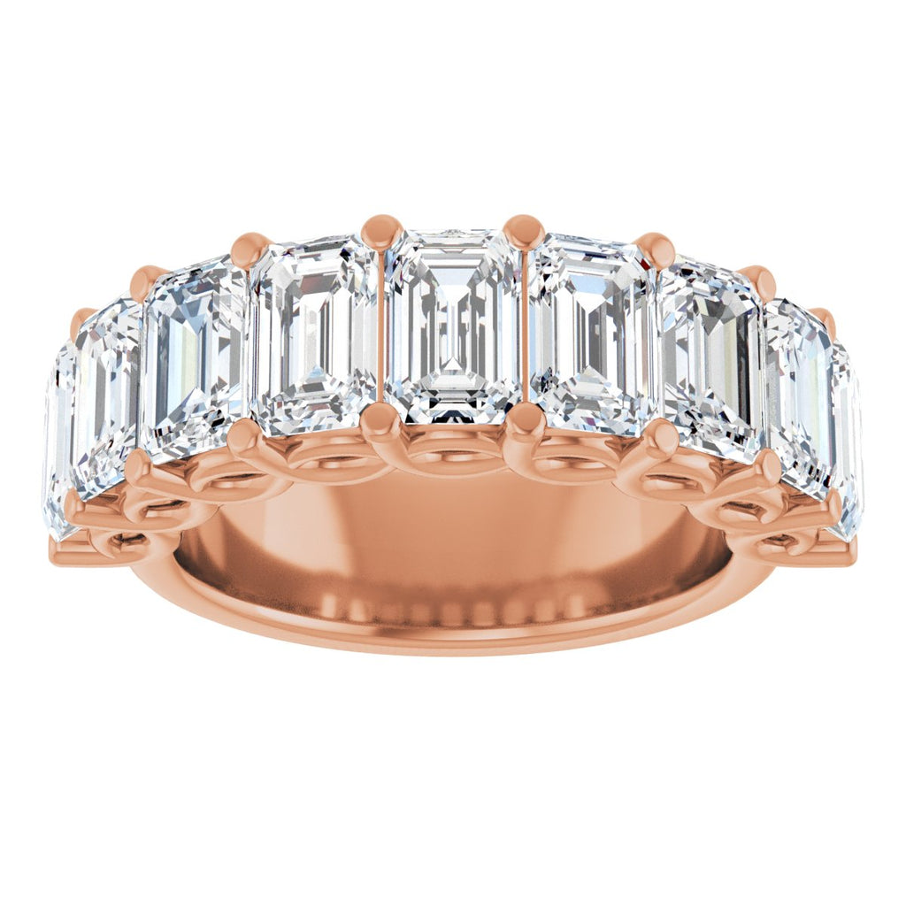 5 7/8 CTW Lab-Grown Diamond Anniversary Band in 14k rose gold