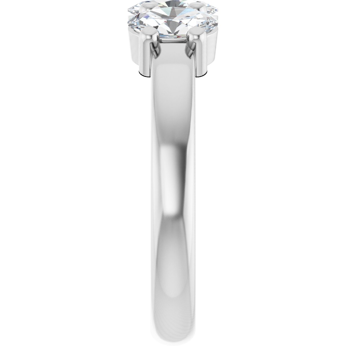 1 1/8 CTW Lab-Grown Diamond Anniversary Band in 14k white gold