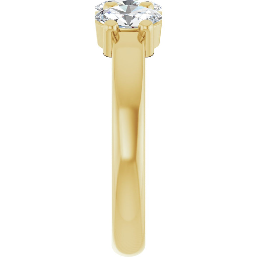 1 1/8 CTW Lab-Grown Diamond Anniversary Band in 14k yellow gold