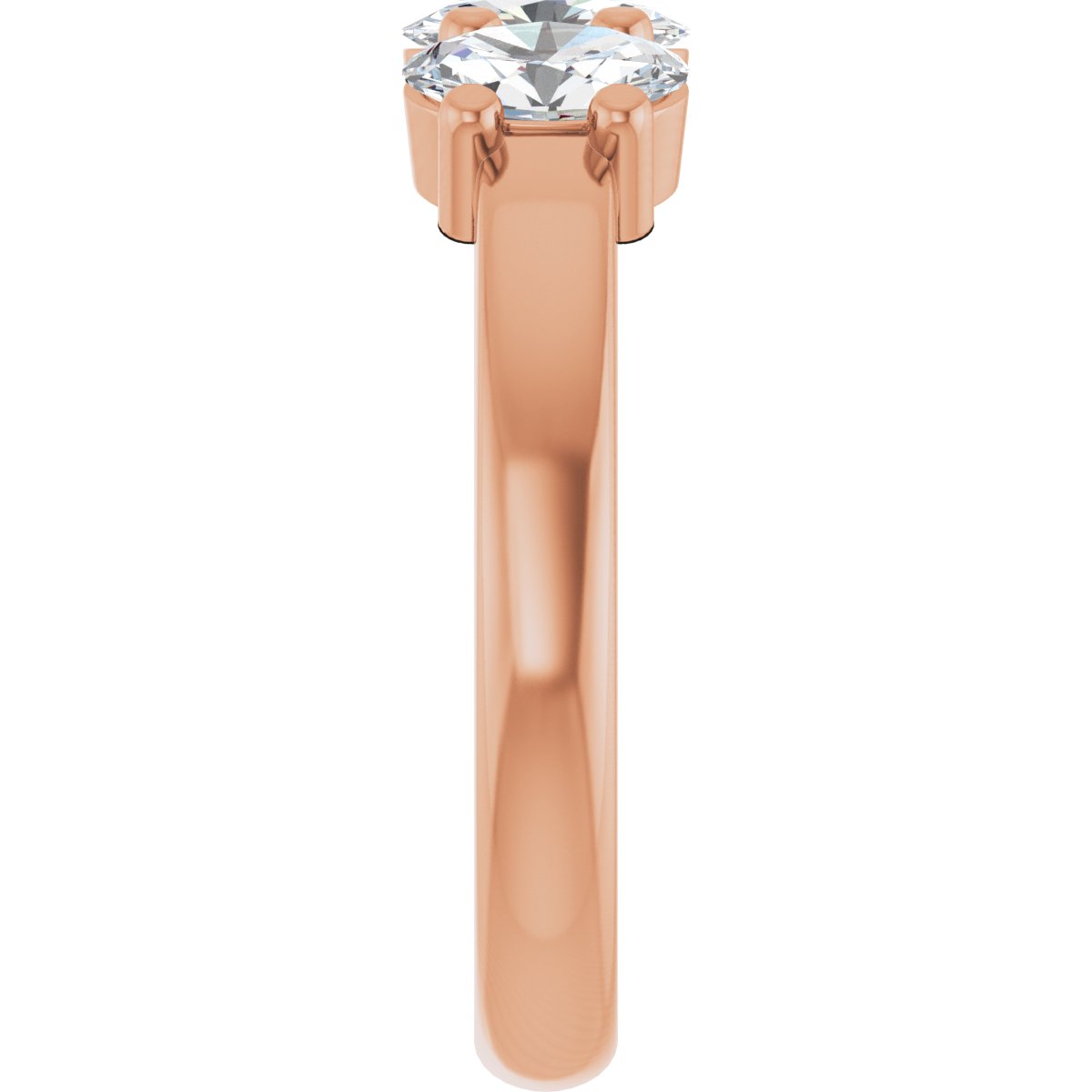 1 1/8 CTW Lab-Grown Diamond Anniversary Band in 14k rose gold