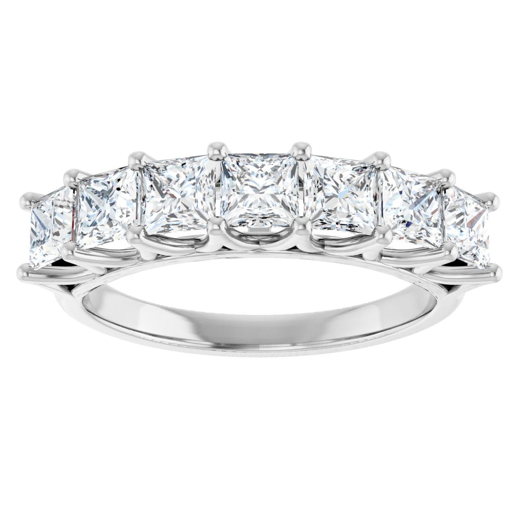 1 3/4 CTW Natural Diamond Anniversary Band in 14k white gold
