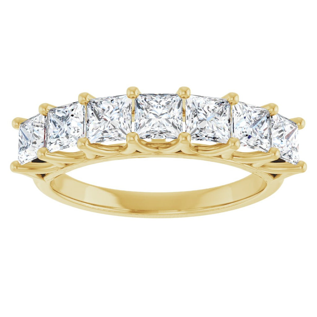 1 3/4 CTW Natural Diamond Anniversary Band in 14k yellow gold