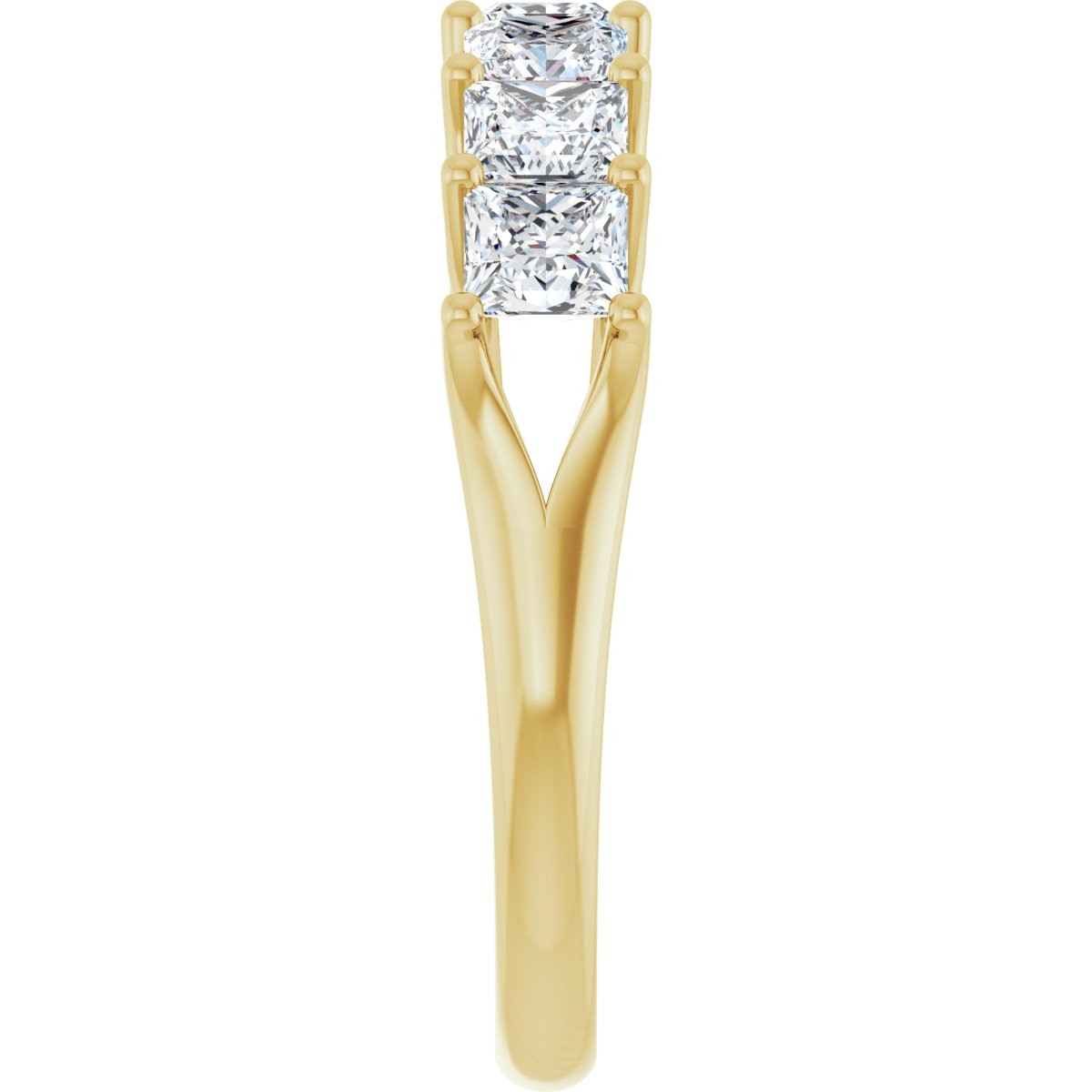 1 3/4 CTW Natural Diamond Anniversary Band in 14k yellow gold