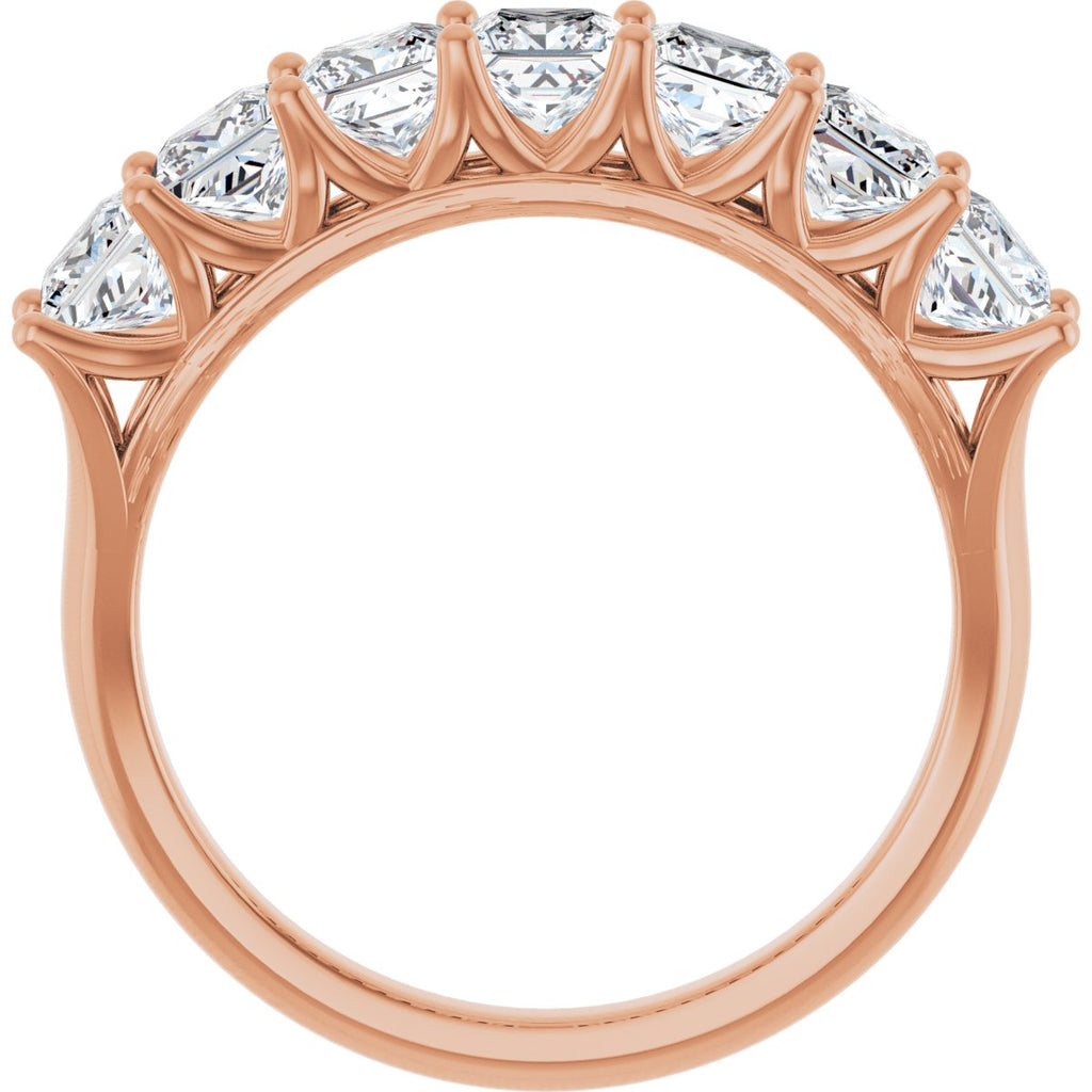 1 3/4 CTW Natural Diamond Anniversary Band in 14k rose gold