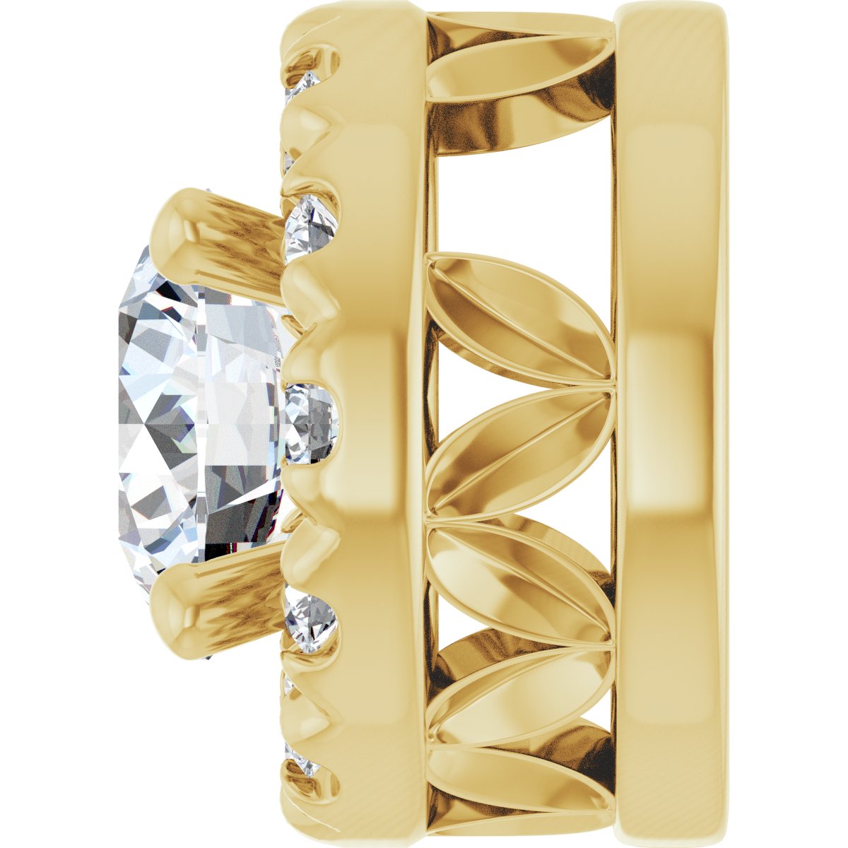 1/3 CTW Natural Diamond Pendant in 14k yellow gold