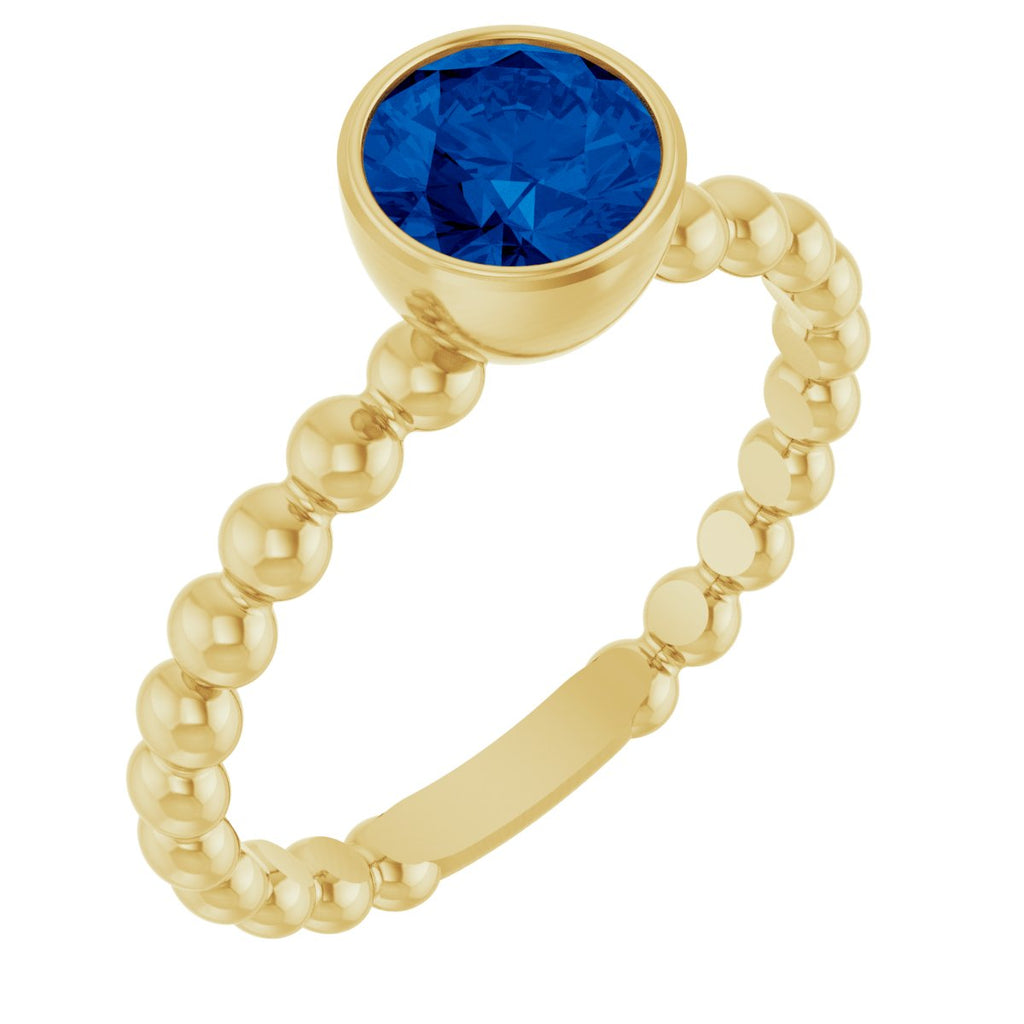 Natural Ruby Family Stackable Ring