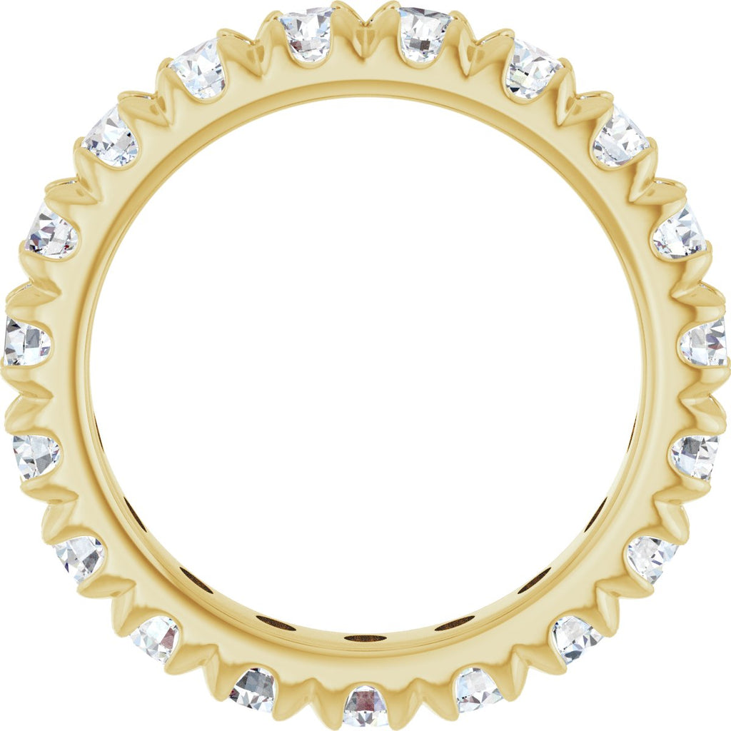 1 1/3 CTW Natural Diamond Eternity Band in 14k yellow gold