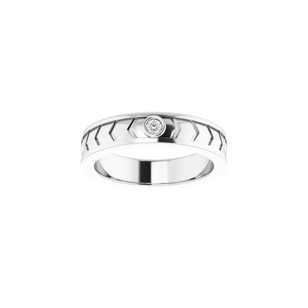 .05 CTW Natural Diamond Design Band