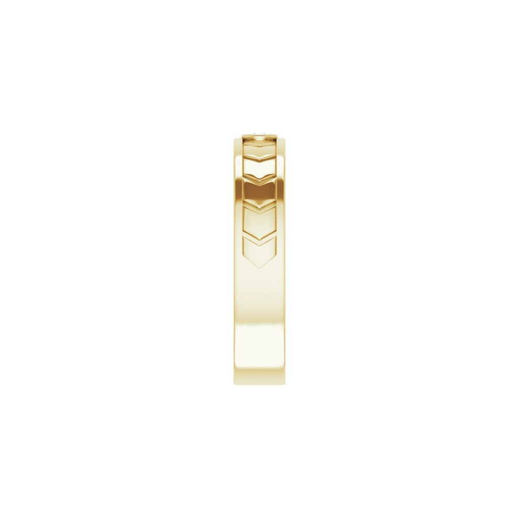 .05 CTW Natural Diamond Design Band in 14k yellow gold