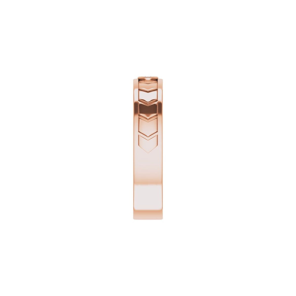 .05 CTW Natural Diamond Design Band in 14k rose gold