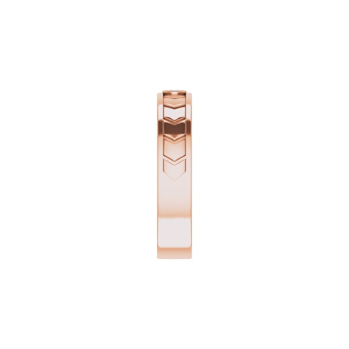 .05 CTW Natural Diamond Design Band in 14k rose gold