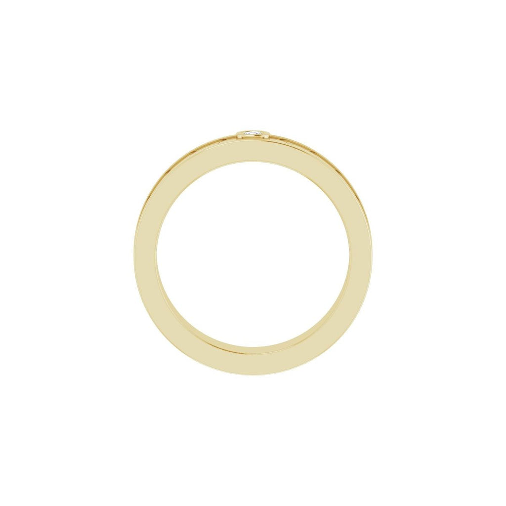 .05 CTW Natural Diamond Design Band in 14k yellow gold