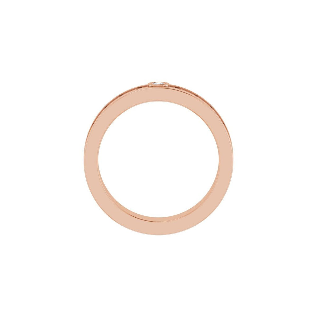 .05 CTW Natural Diamond Design Band in 14k rose gold