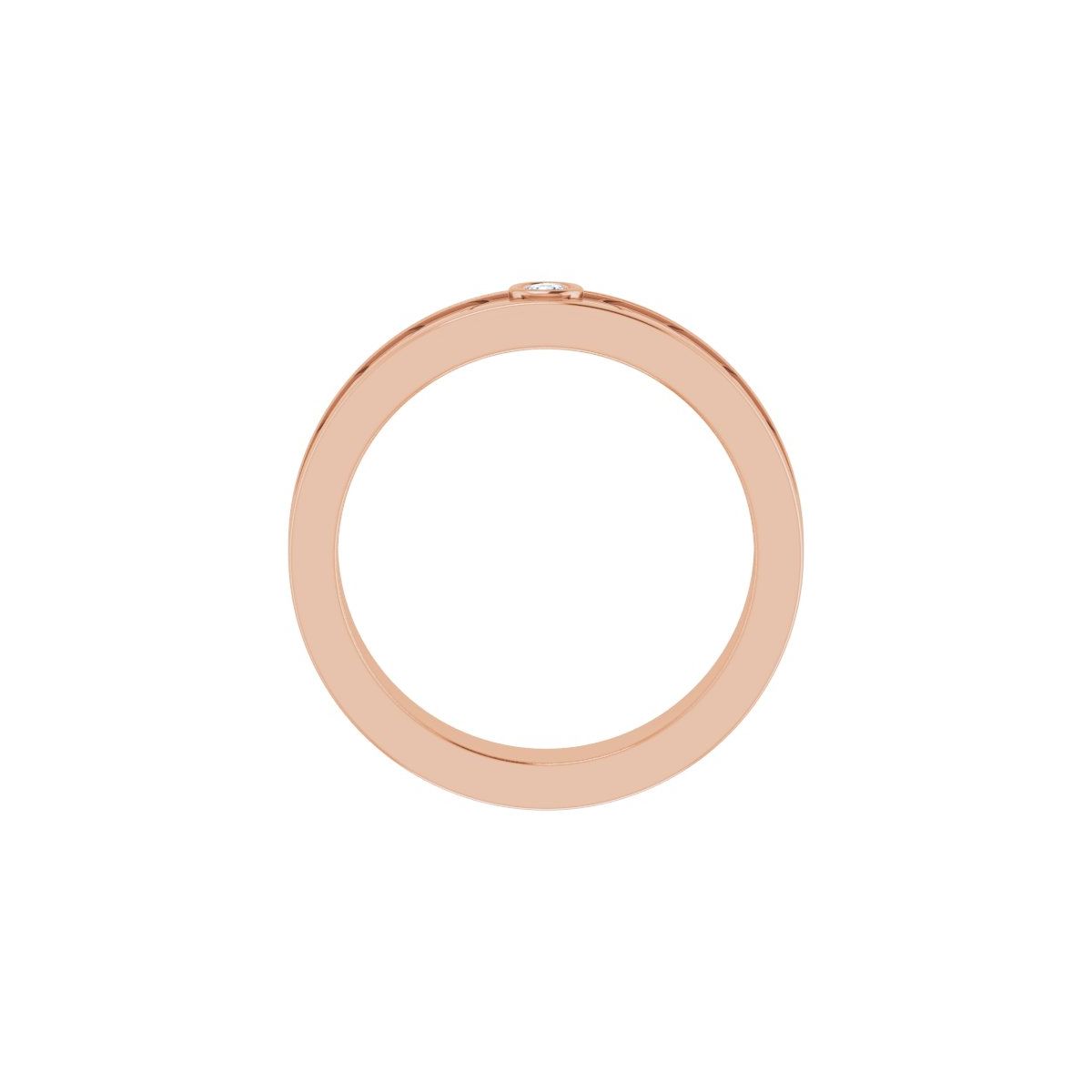 .05 CTW Natural Diamond Design Band in 14k rose gold
