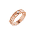 .05 CTW Natural Diamond Design Band in 14k rose gold