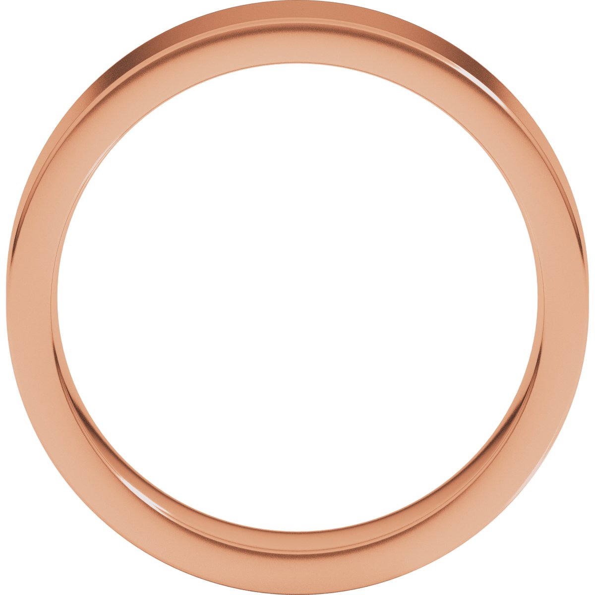 5 mm Comfort-Fit Flat Band in 14k rose gold