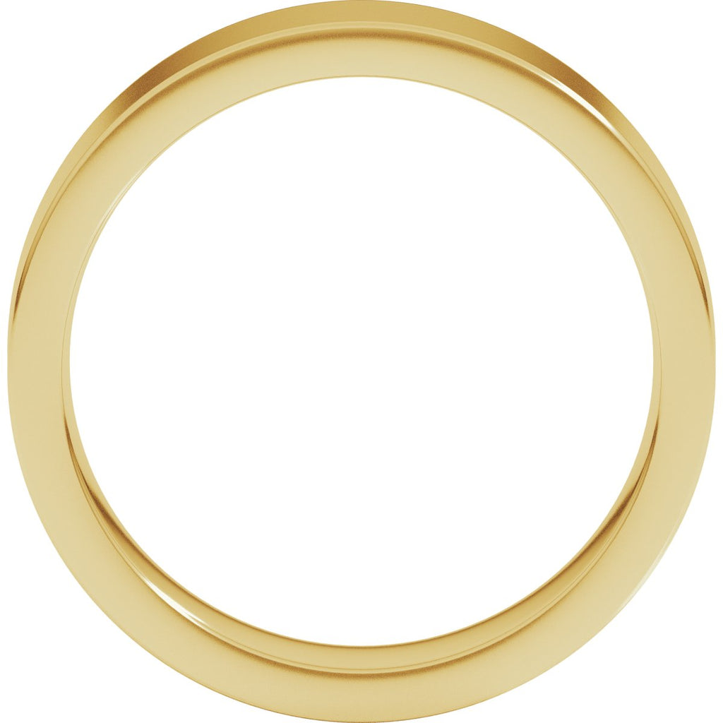5 mm Comfort-Fit Flat Band in 14k yellow gold