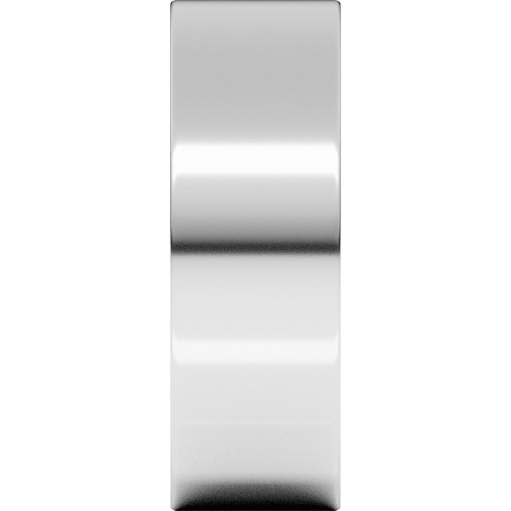 7 mm Comfort-Fit Flat Band in 14k white gold