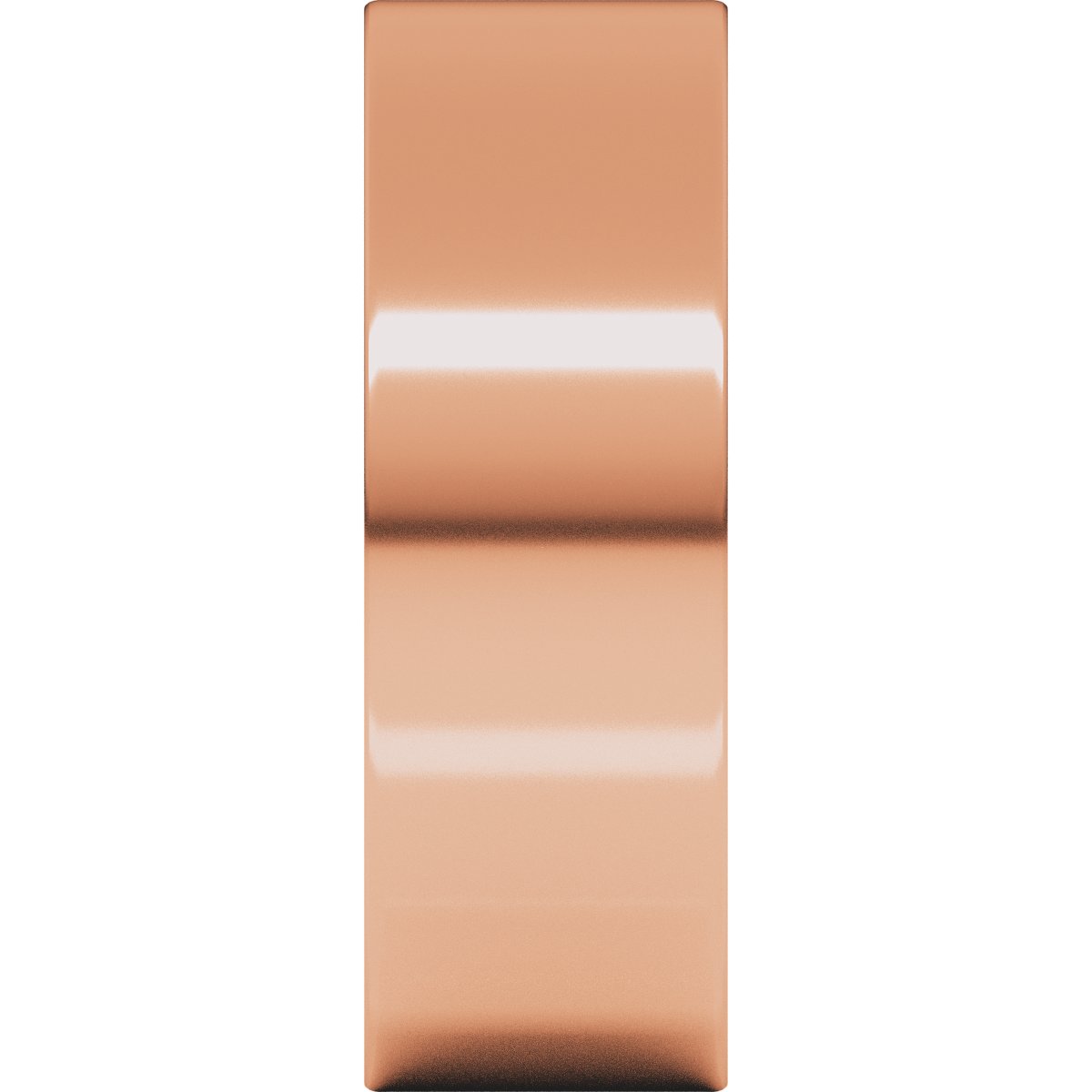 7 mm Comfort-Fit Flat Band in 14k rose gold