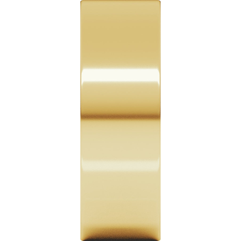 7 mm Comfort-Fit Flat Band in 14k yellow gold