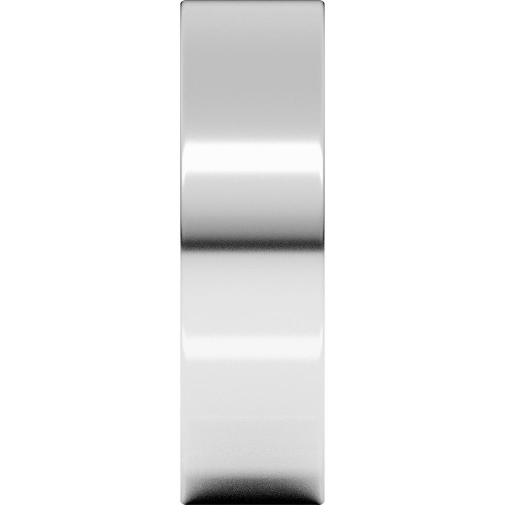 6 mm Comfort-Fit Flat Band in 14k white gold