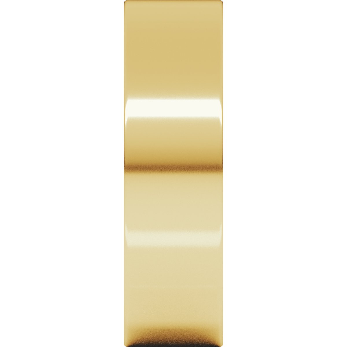 6 mm Comfort-Fit Flat Band in 14k yellow gold