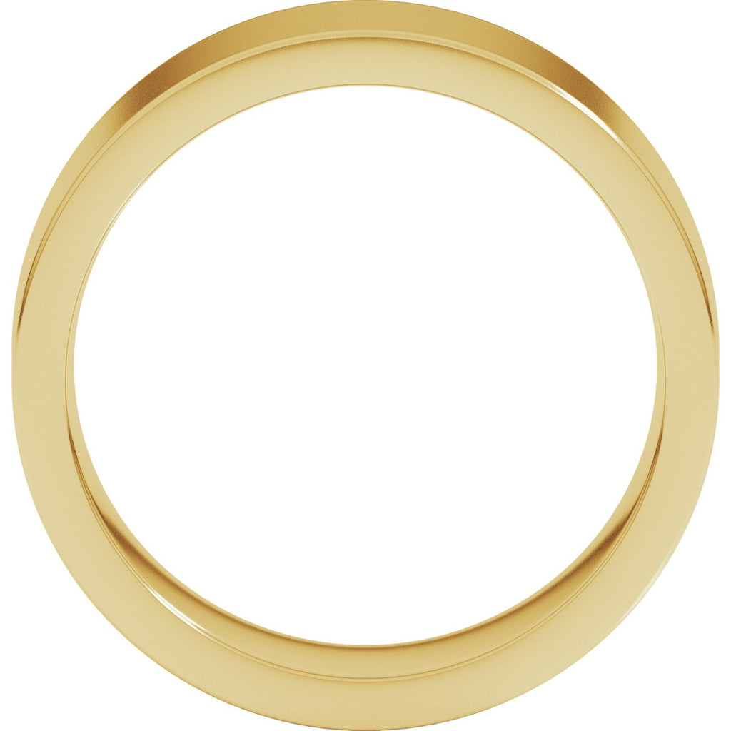 7 mm Comfort-Fit Flat Band in 14k yellow gold