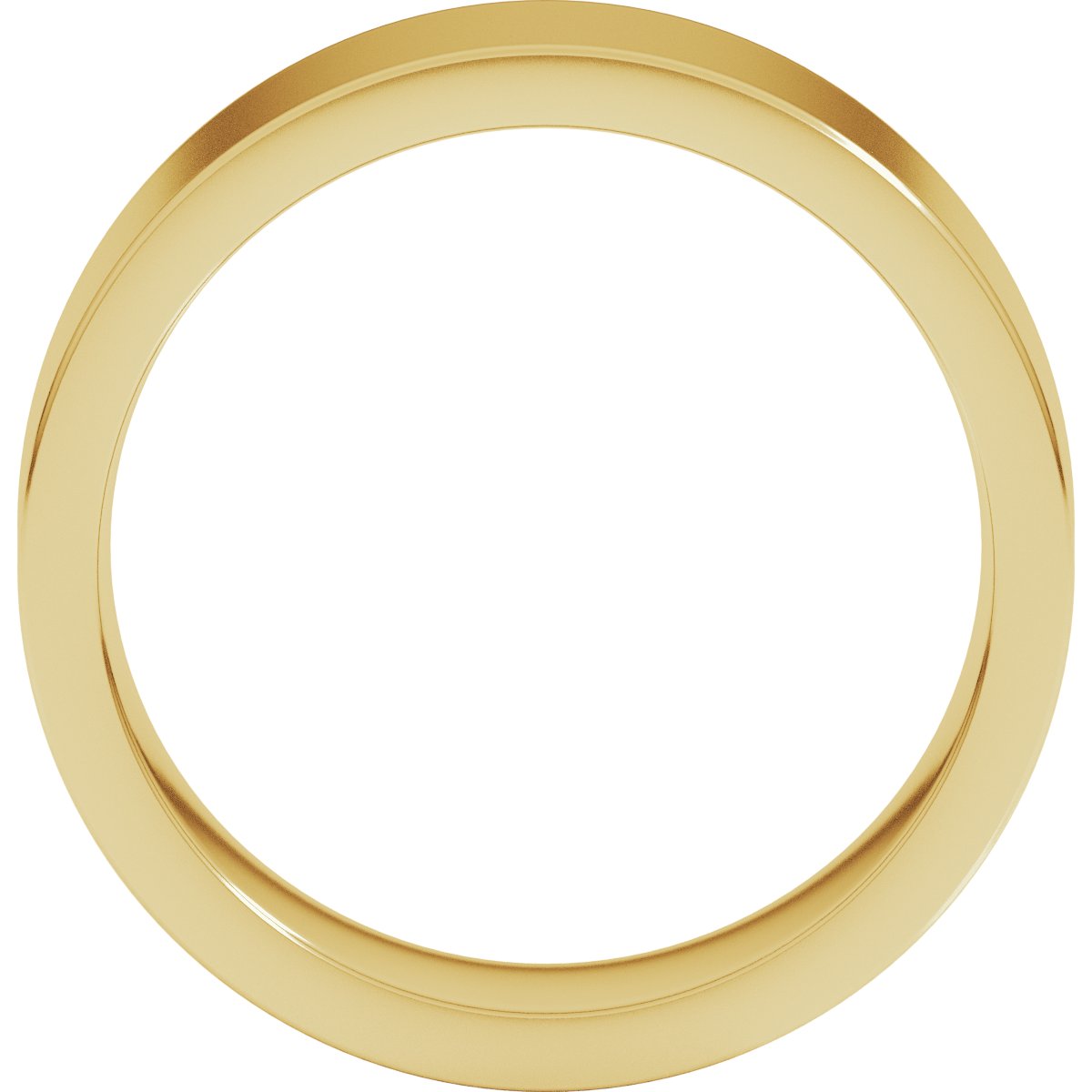 7 mm Comfort-Fit Flat Band in 14k yellow gold