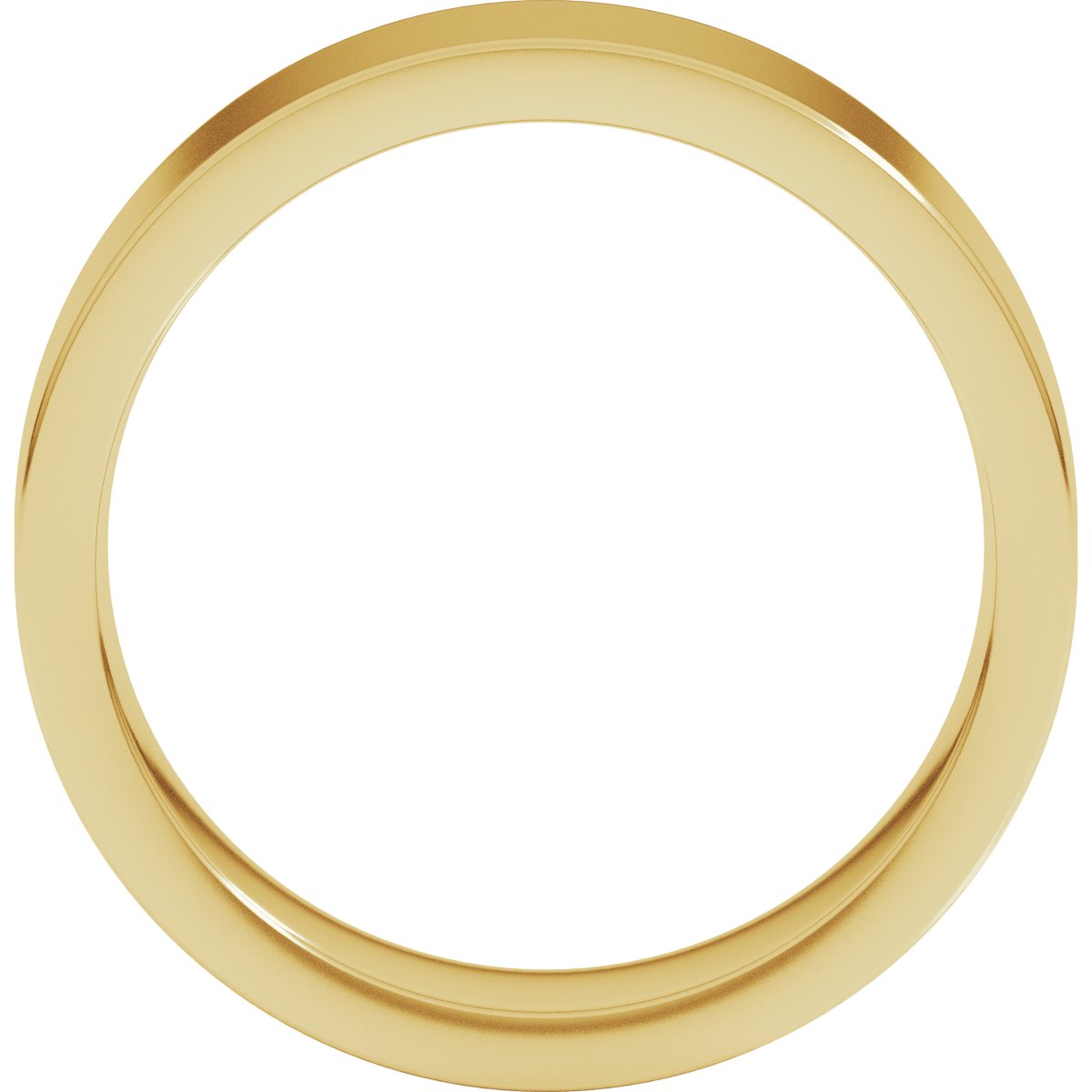 6 mm Comfort-Fit Flat Band in 14k yellow gold