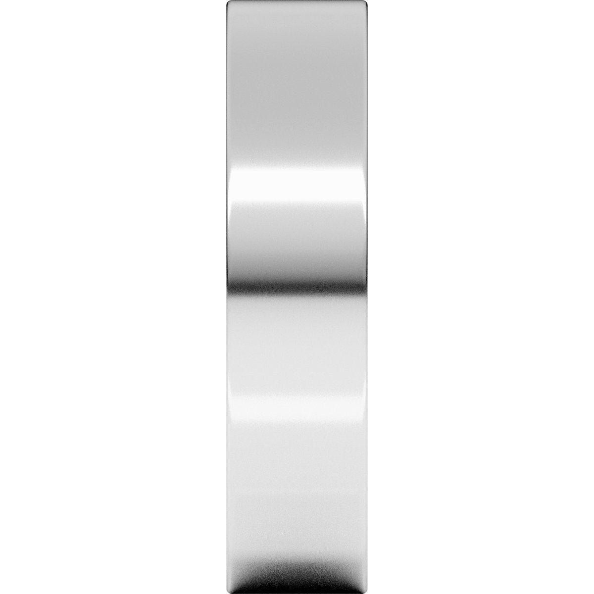 5 mm Comfort-Fit Flat Band in 14k white gold