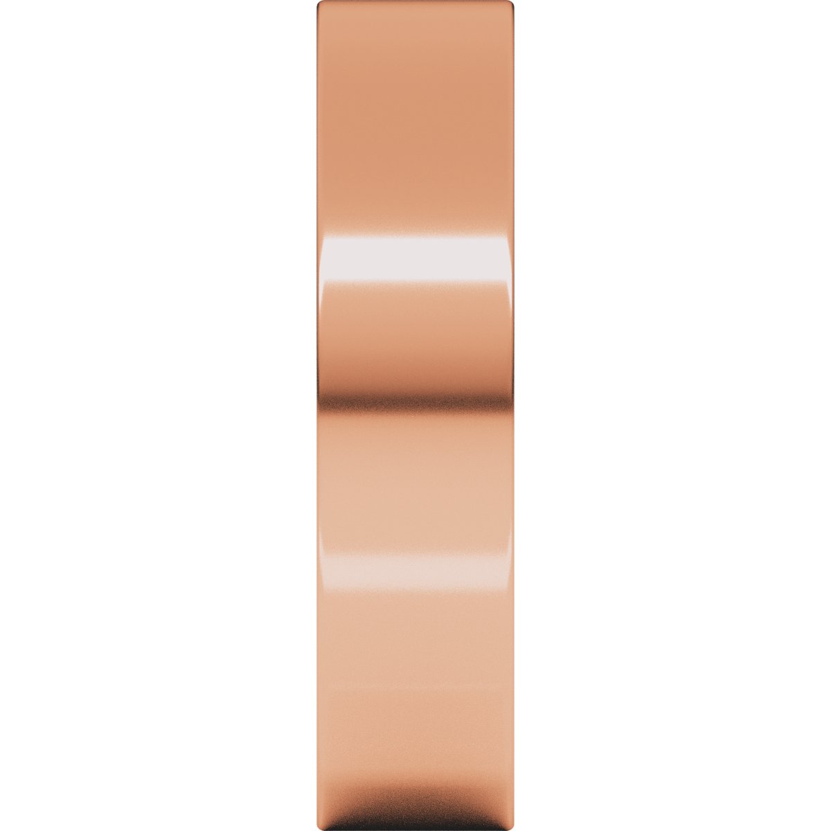 5 mm Comfort-Fit Flat Band in 14k rose gold
