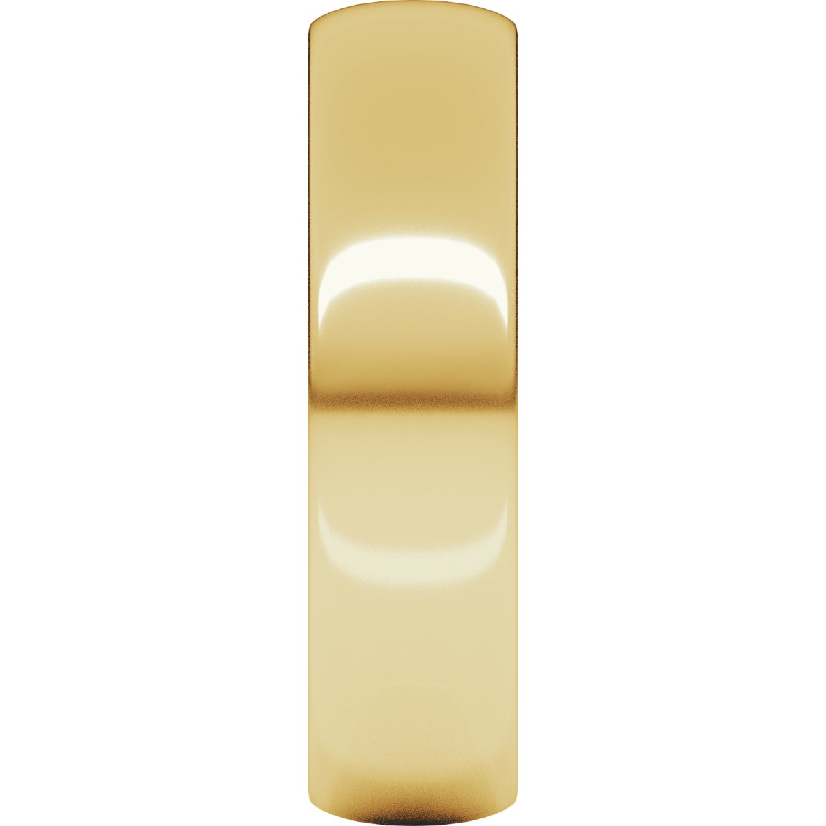 5 mm Lightweight Half Round Band in 14k yellow gold