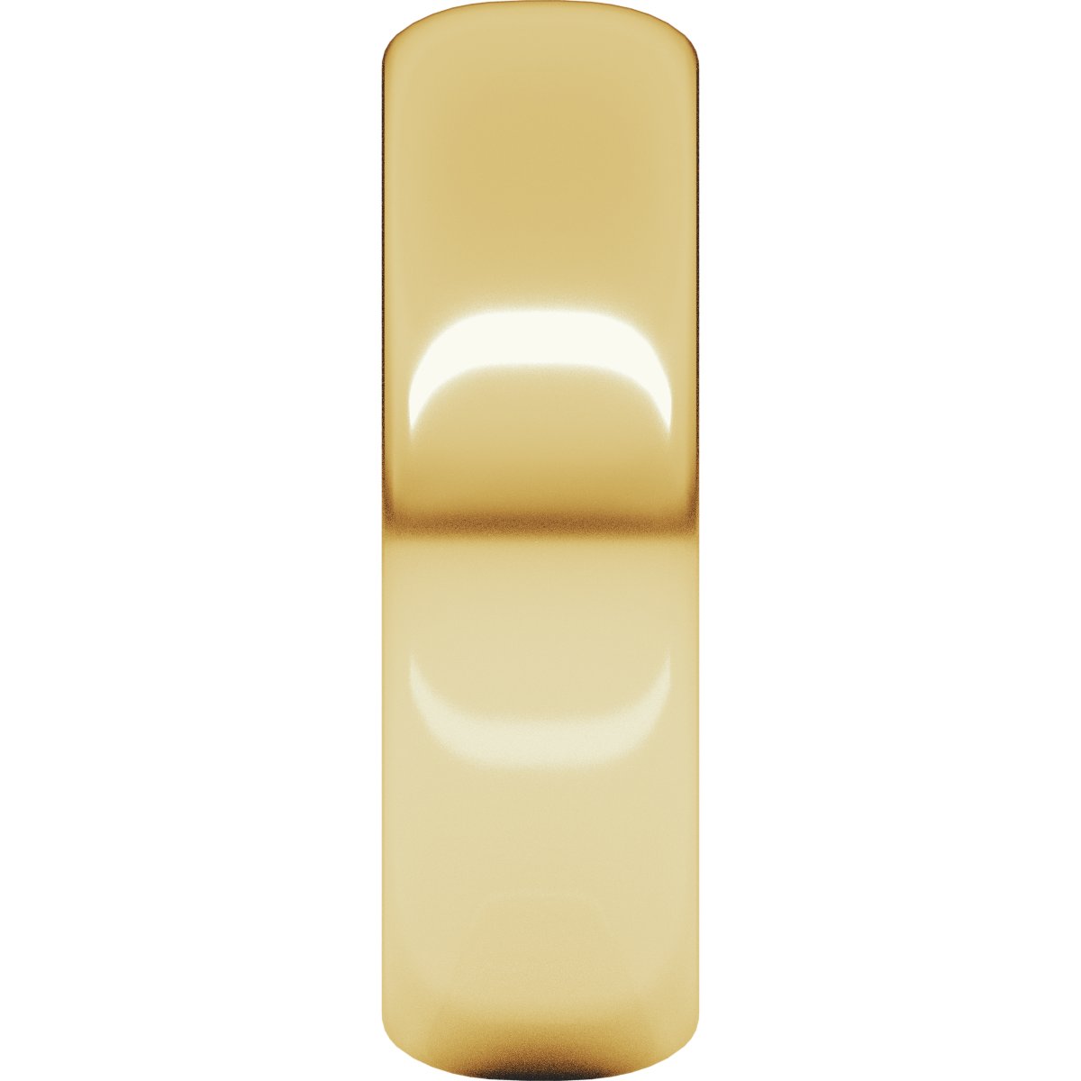 6 mm Half Round Band in 14k yellow gold