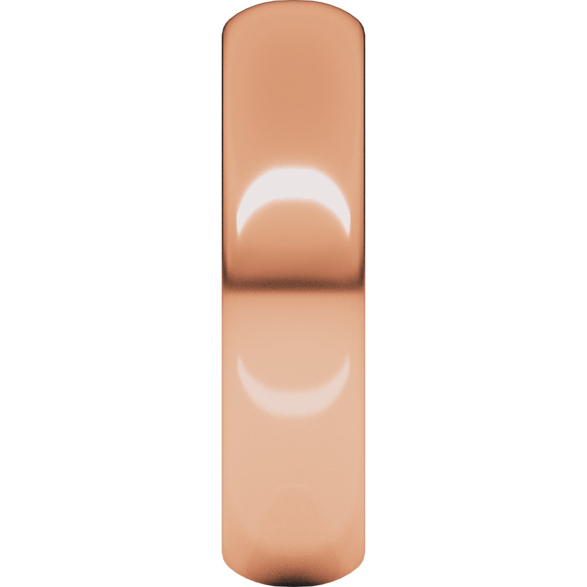 5 mm Half Round Band in 14k rose gold