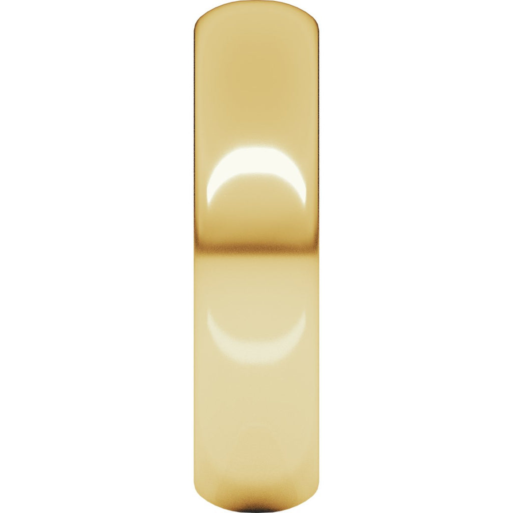 5 mm Half Round Band in 14k yellow gold