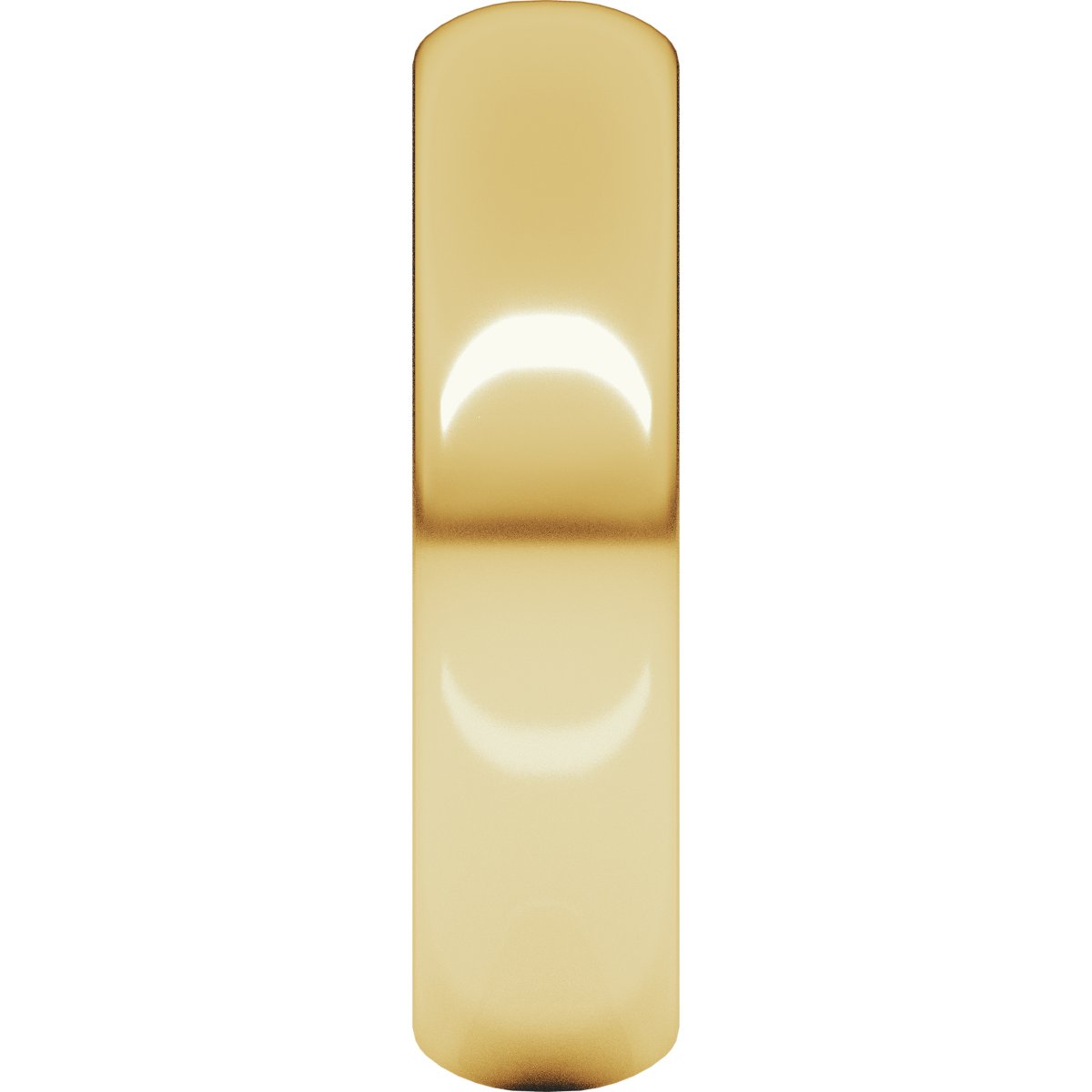 5 mm Half Round Band in 14k yellow gold