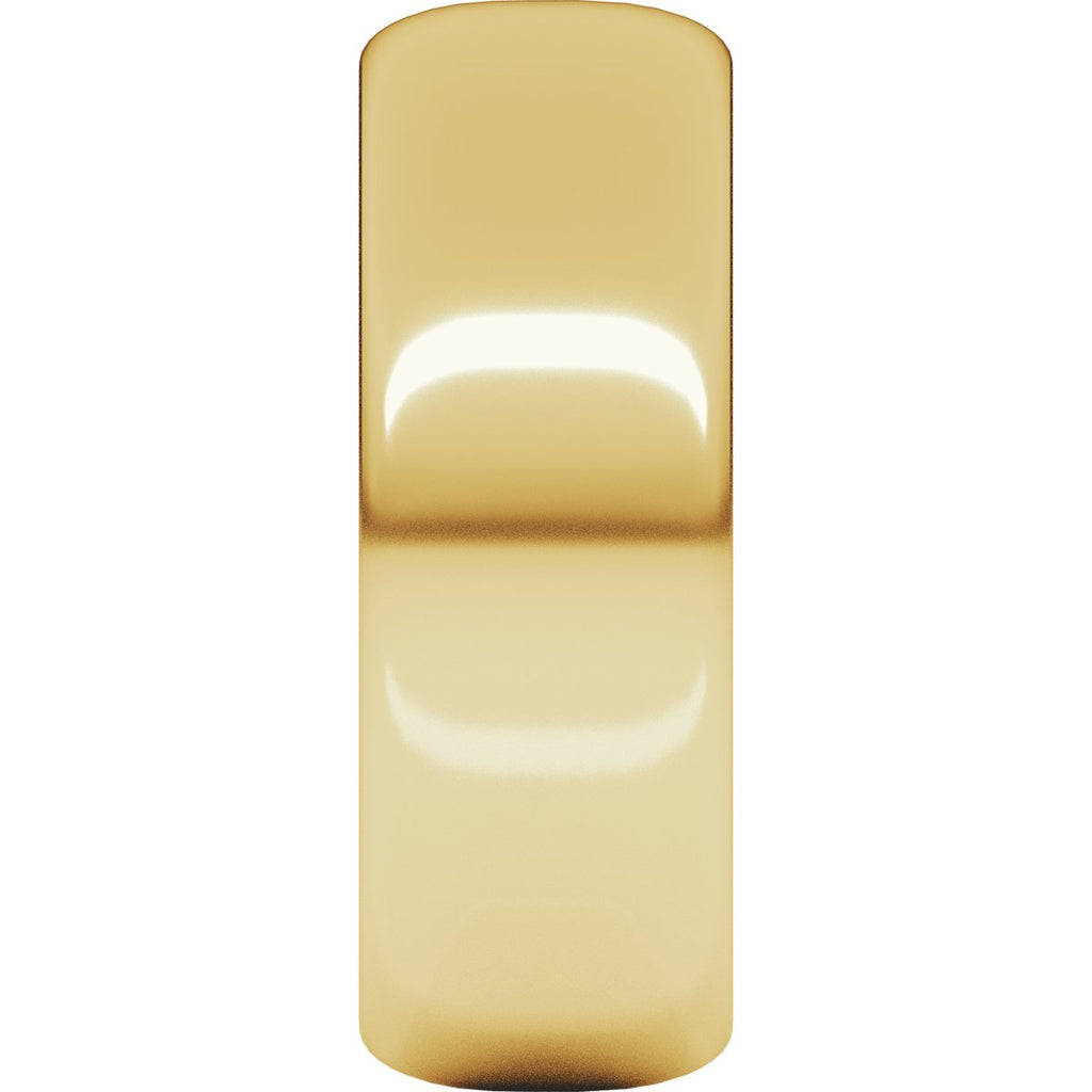 7 mm Half Round Band in 14k yellow gold