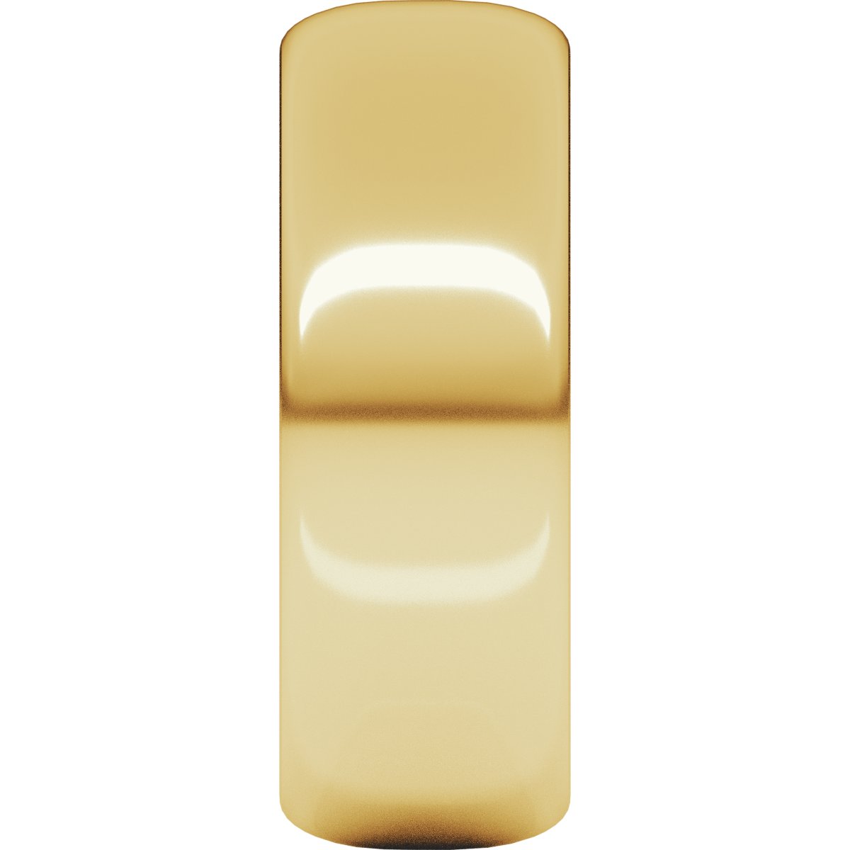7 mm Half Round Band in 14k yellow gold