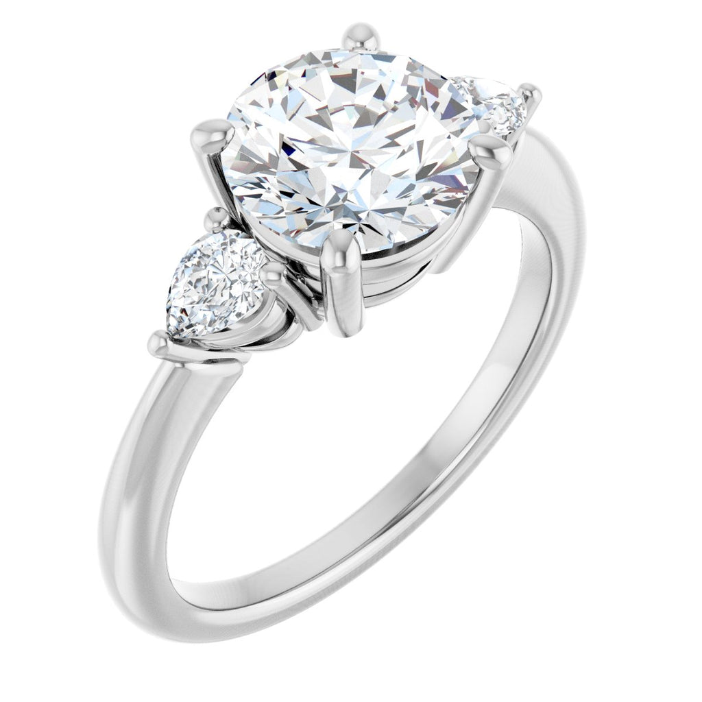2 1/4 CTW Lab-Grown Diamond Engagement Ring in 14k white gold