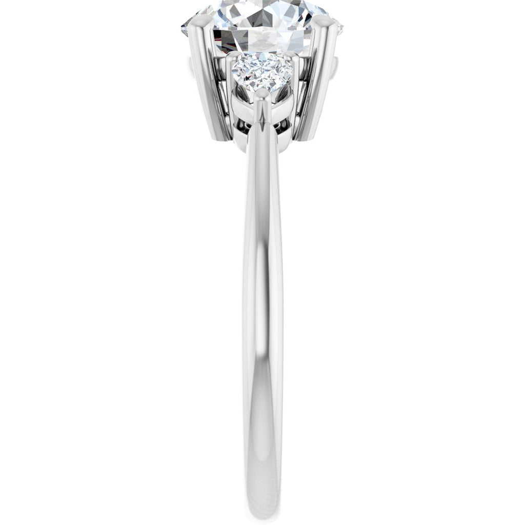 2 1/4 CTW Lab-Grown Diamond Engagement Ring in 14k white gold