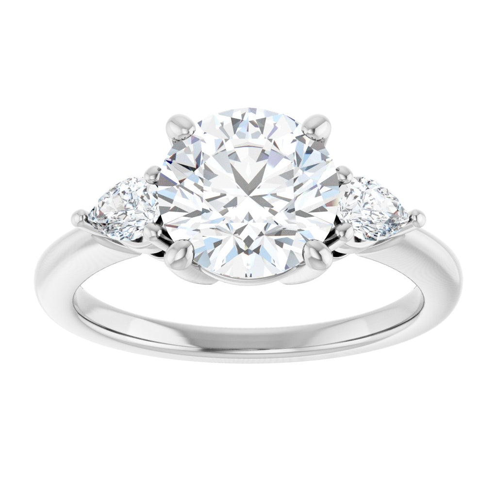 2 1/4 CTW Lab-Grown Diamond Engagement Ring in 14k white gold