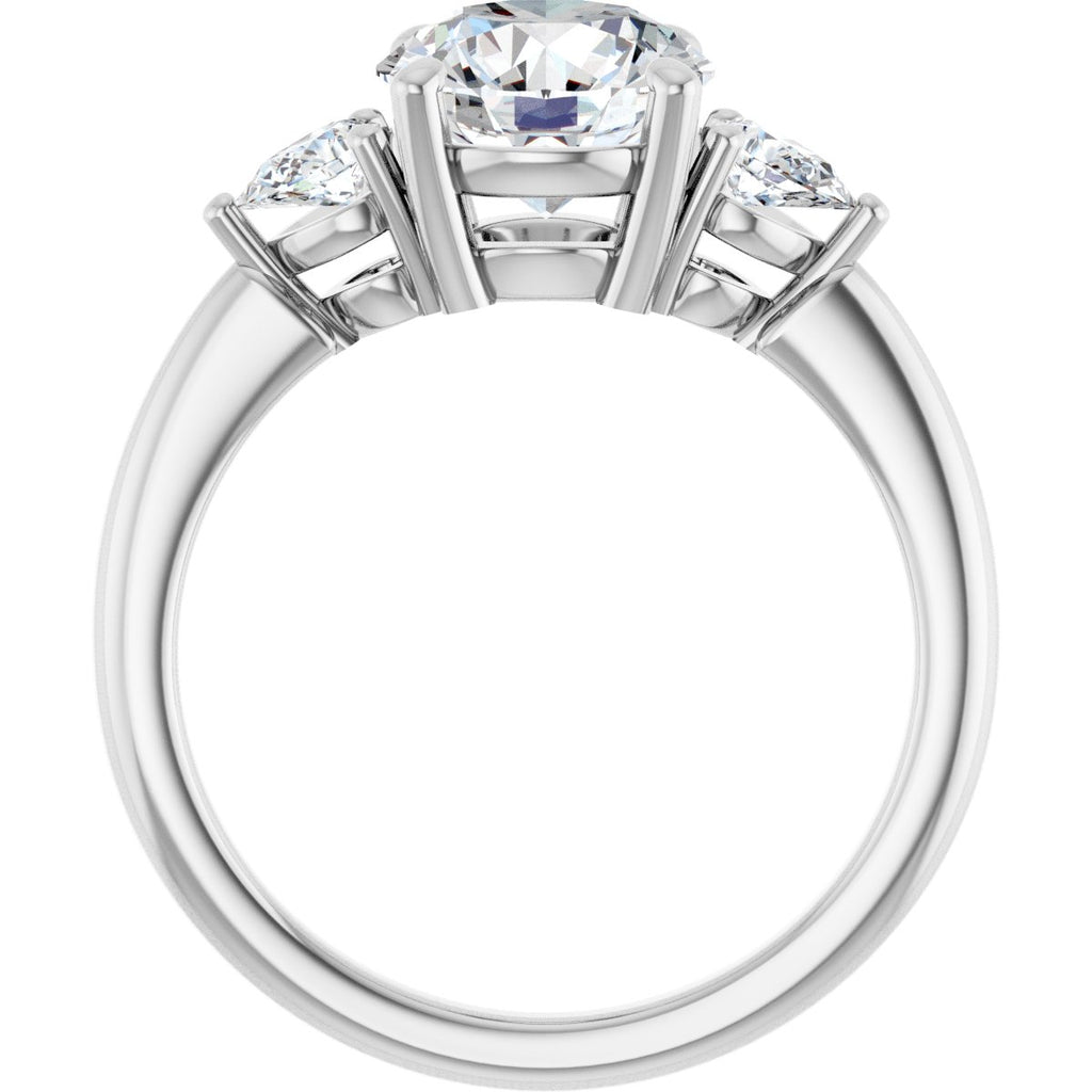 2 1/4 CTW Lab-Grown Diamond Engagement Ring in 14k white gold