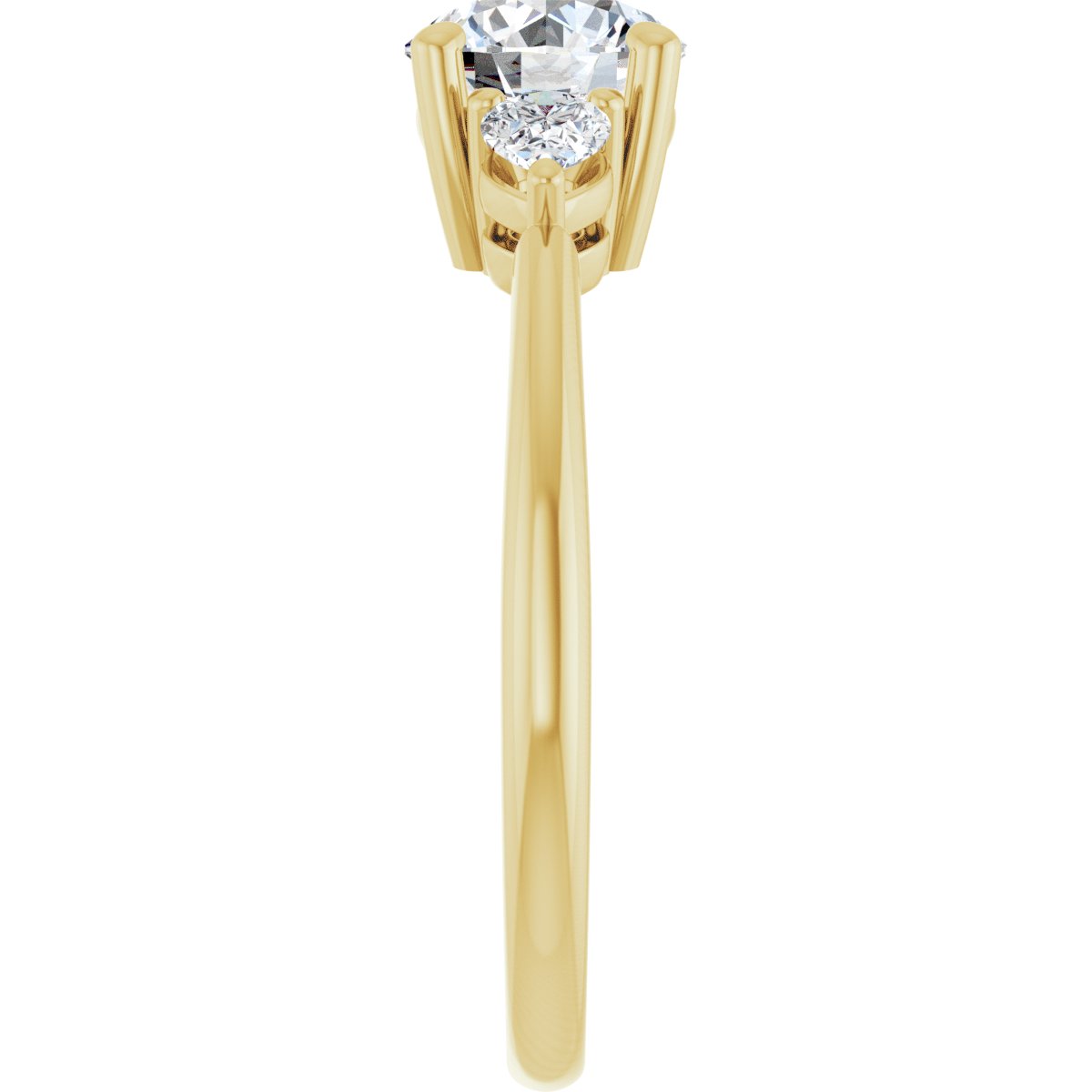 1 1/4 CTW Lab-Grown Diamond Engagement Ring in 14k yellow gold